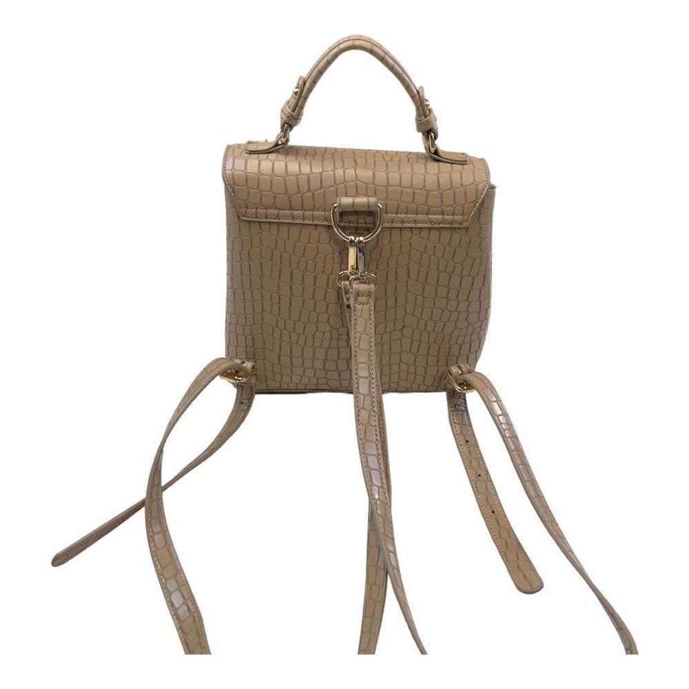 Moda Luxe Layne Backpack Nude Color Embossed - Picture 7 of 16